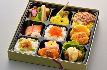 ９種の彩色弁当