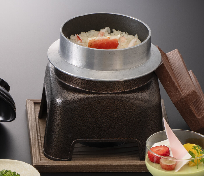 蟹の炊込み御飯